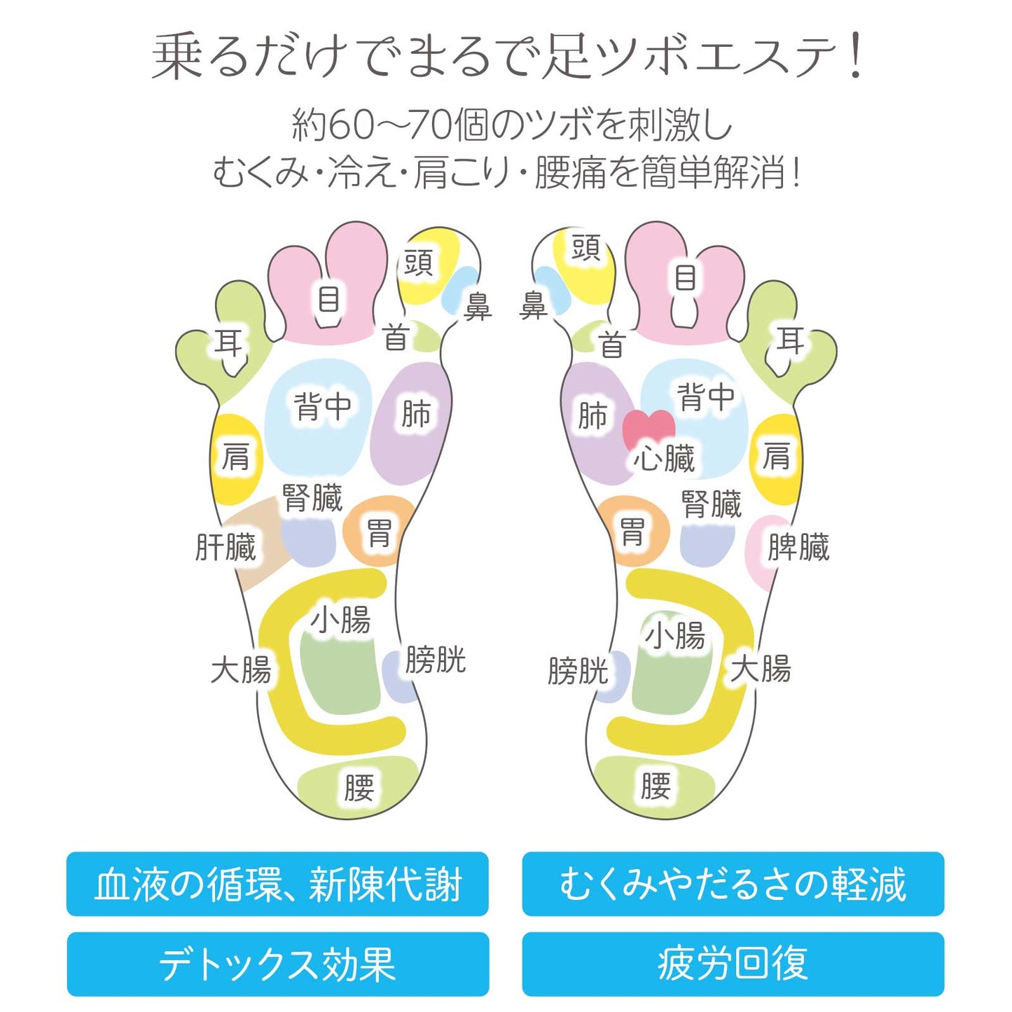 #2726 足つぼマットパープル
