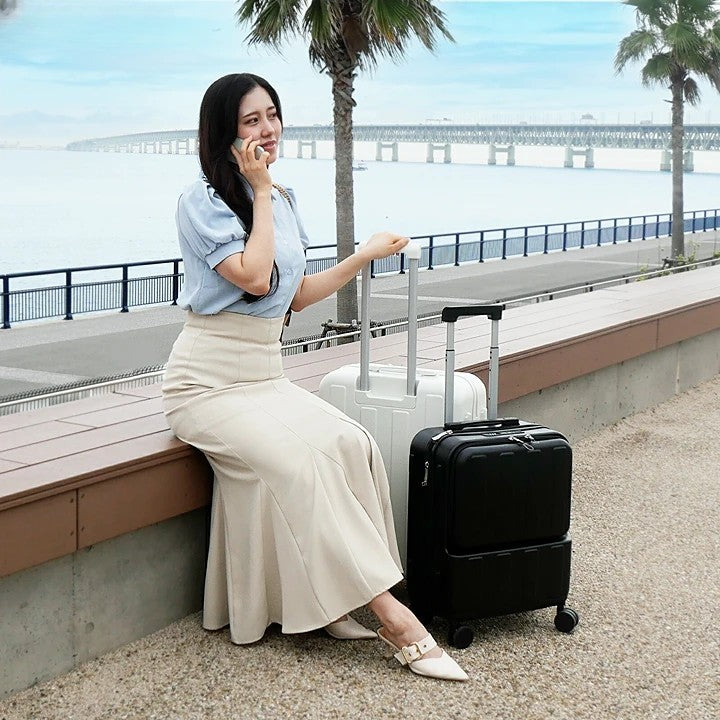 #2179 スーツケースM イエロー