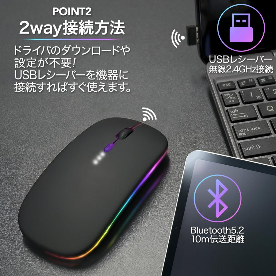 #2378 ワイヤレスマウス ホワイト