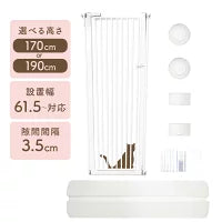 #1992 (A2)ペット柵190白(67)ペットゲート本体　190cm　白