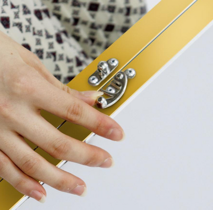 #2055 軽折り畳み鏡160x60x2 金