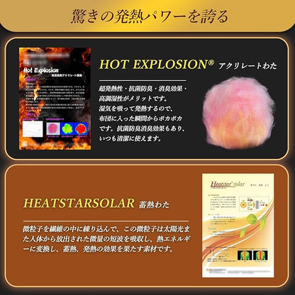 【カラー・サイズランダム 4枚セット】LuckinSleep 接触温感あったか 敷きパッド