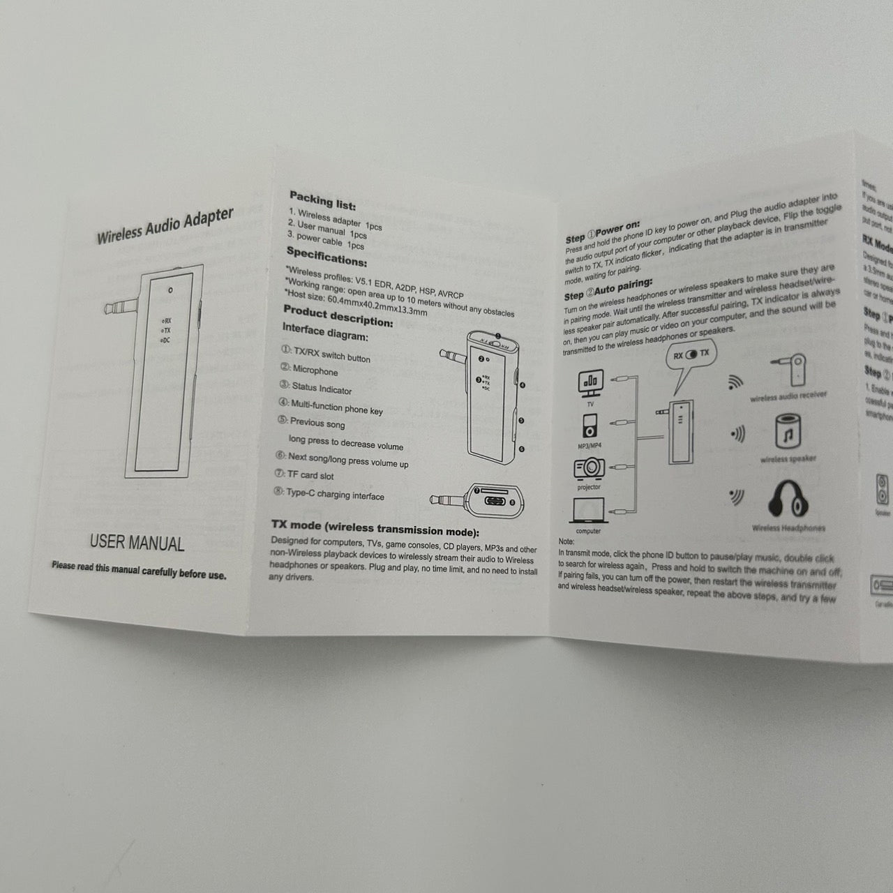 D189 Bluetooth 5.1 ワイヤレス トランスミッター ★