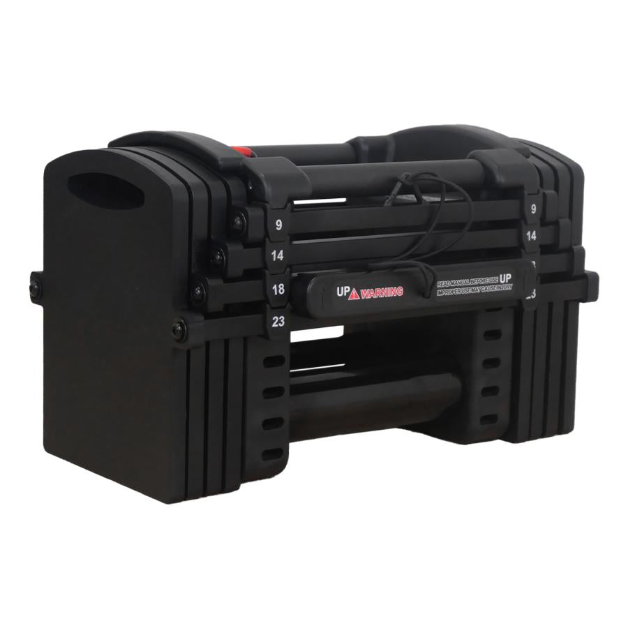 #2848 ブロックダンベルAB23  オールブラック　23kg 　単品