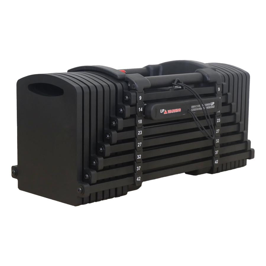 #2824 ブロックダンベルAB42  オールブラック　42kg 　単品