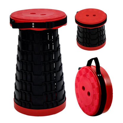 #2478　K伸縮椅赤黒