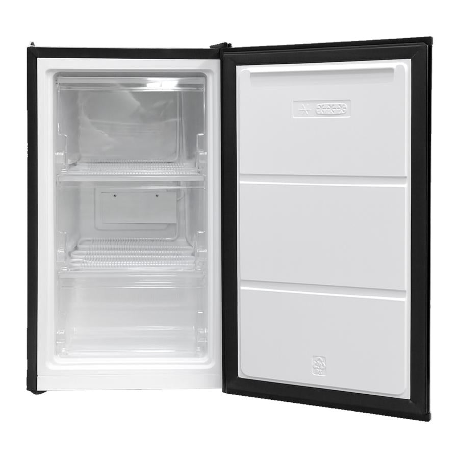 #3070　HD冷凍庫60L BK フラップ式