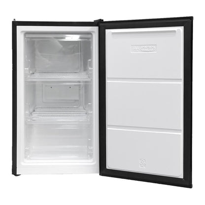 #3070　HD冷凍庫60L BK フラップ式