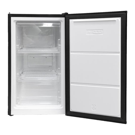 #3070　HD冷凍庫60L BK フラップ式