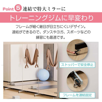 #2659 軽鏡セット同梱１００ｃｍ銀