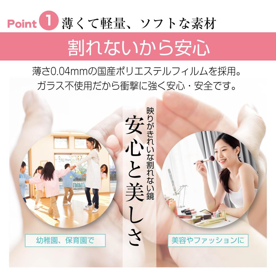 #2659 軽鏡セット同梱１００ｃｍ銀