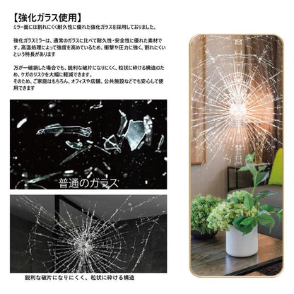 #600 大丸角鏡165x60金