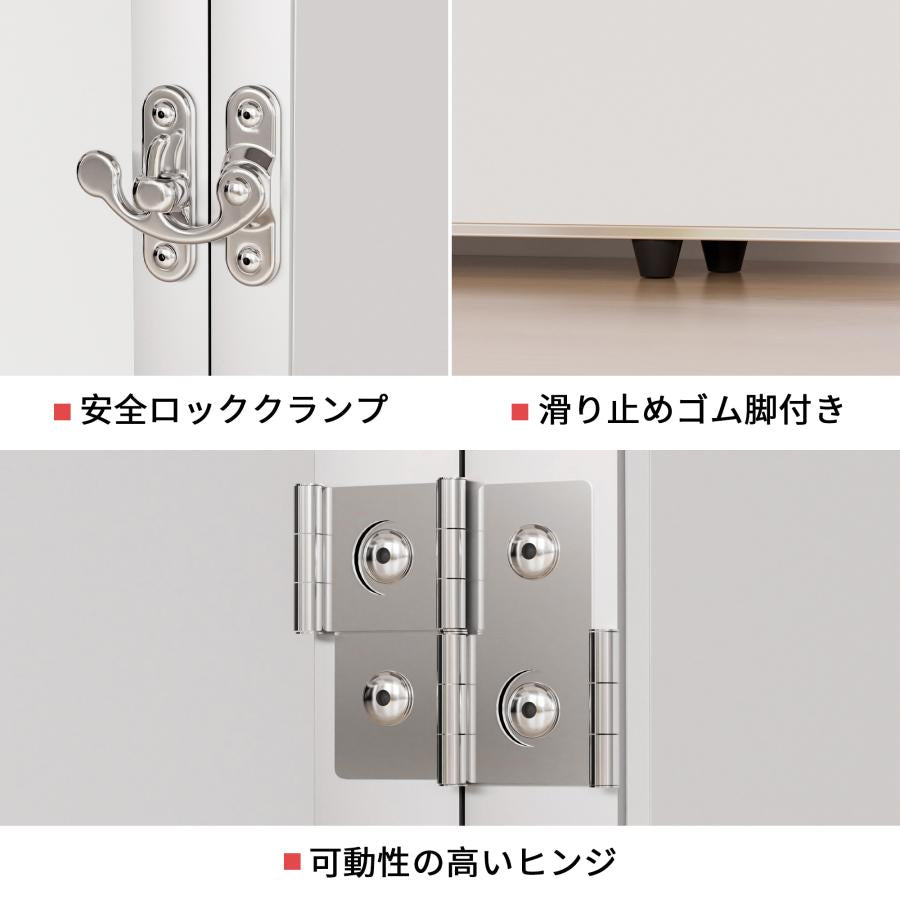 #2295 軽折り畳み鏡160x100銀軽180度折り畳み鏡100銀