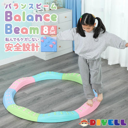 #2402　平均台8点セット丸型