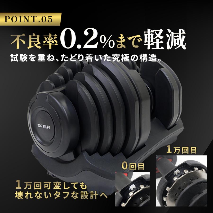 #2884 可変式ダンベル2AB40x2  新型24kg　オールブラック　2個セット