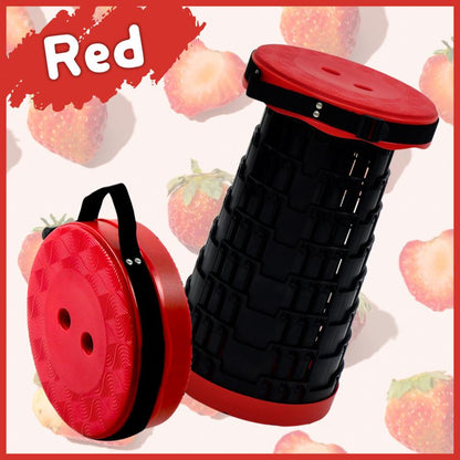 #2478　K伸縮椅赤黒