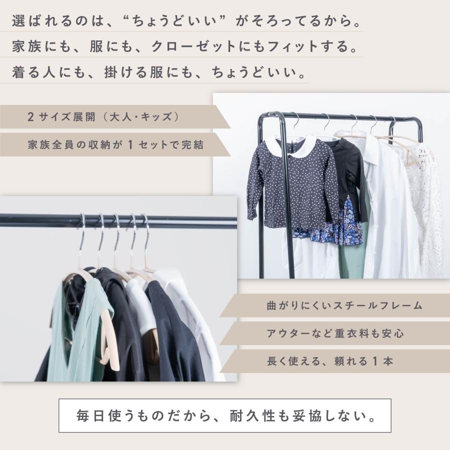 #2795 ハンガーGY10  グレージュ 10本セット