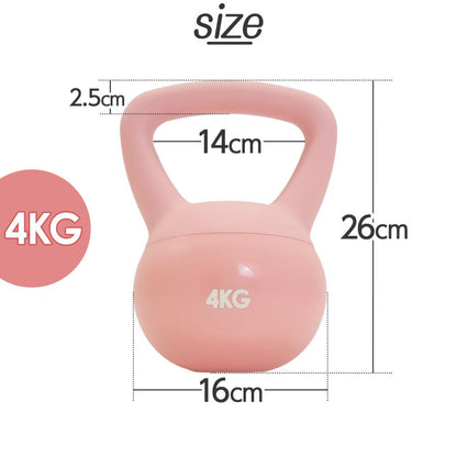 #2452 ソフトケトルベル ピンク4kg