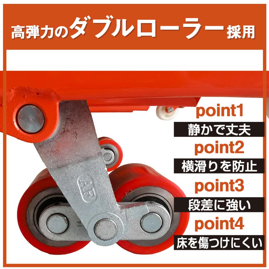 #1865 ハンドリフト2TPU車輪※法人のみ対応可能　個人不可※