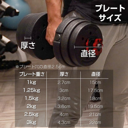 #2509　ダンベル高性能10kg