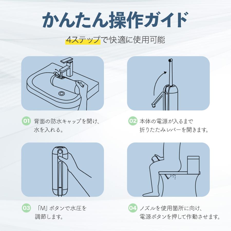 #3103 携帯用ウォシュレットPR　パープル