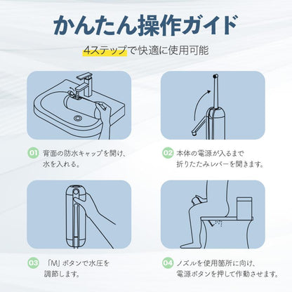 #3103 携帯用ウォシュレットPR　パープル