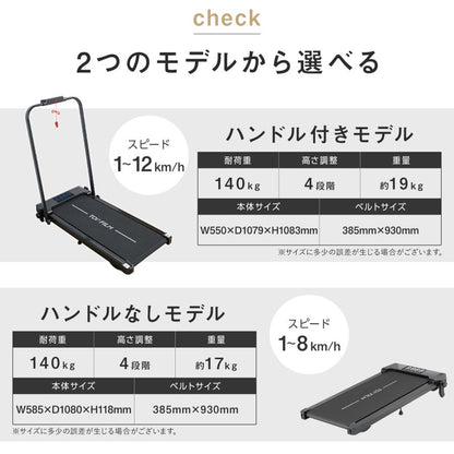 #3087　ルームランナー取手無3.1
