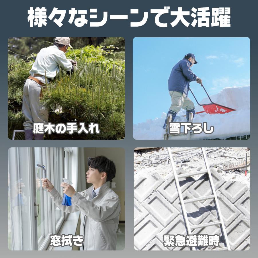 #2853 スチールはしご2.7ｍ  オレンジ
