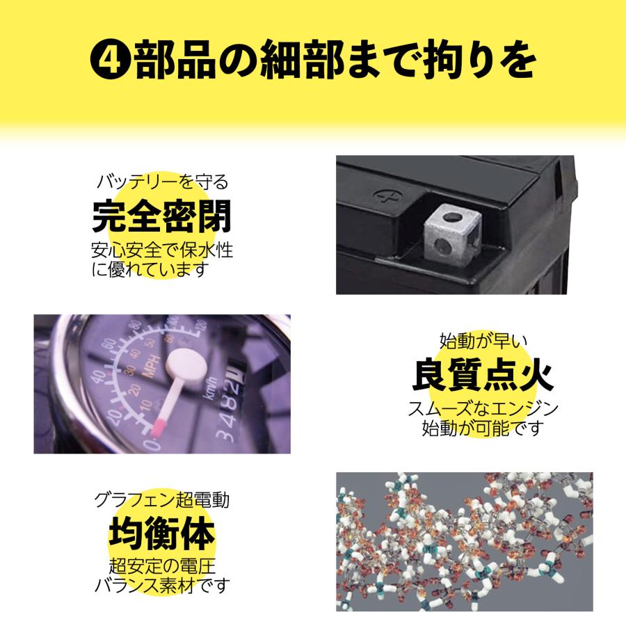 #2844 バイクバッテリ-7A-BS  YTX7A-BS